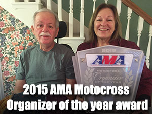 2015 AMA motocross organizer of the year award