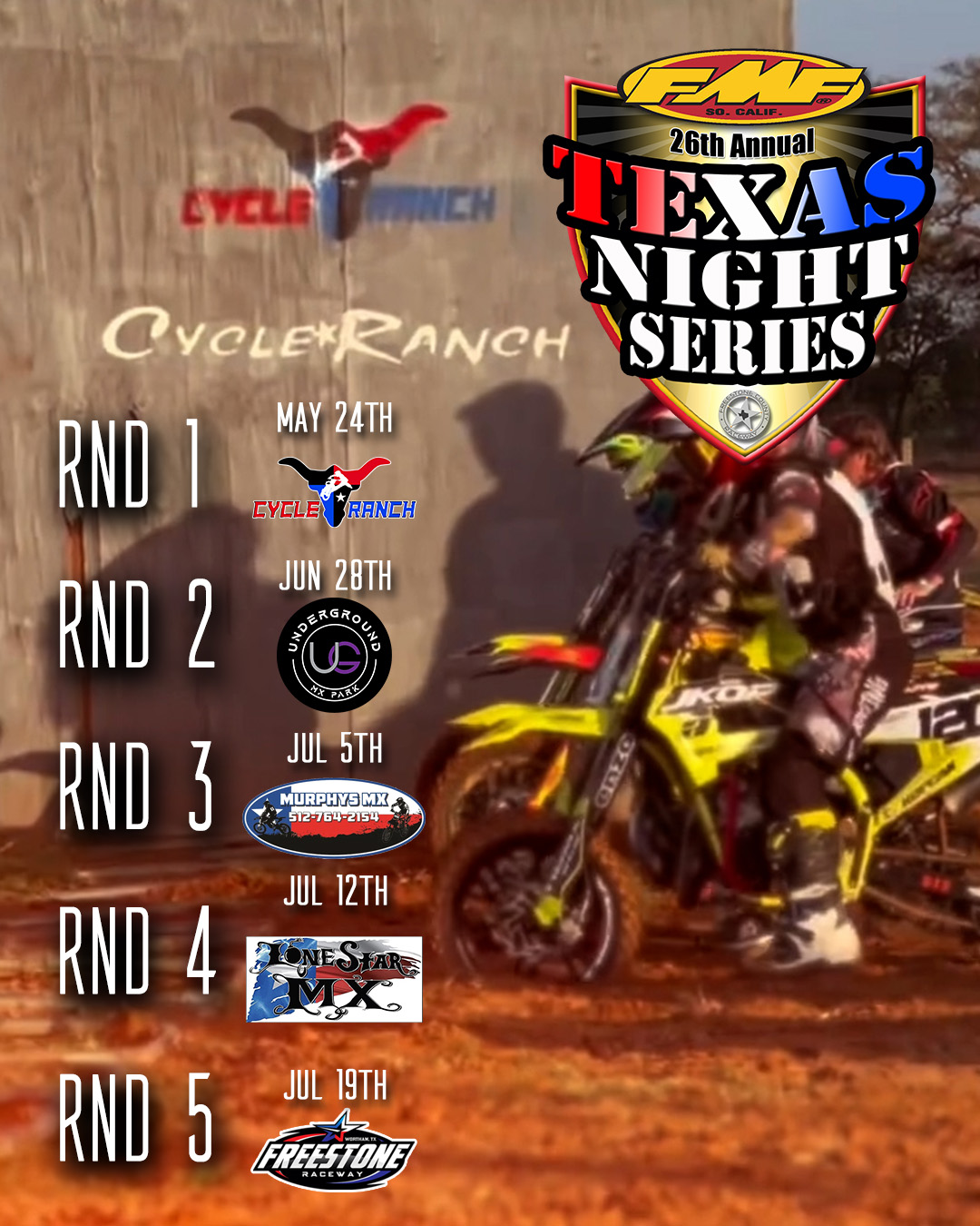 Freestone Racway 26th Annual FMF Texas Night Series | Freestone Raceway
